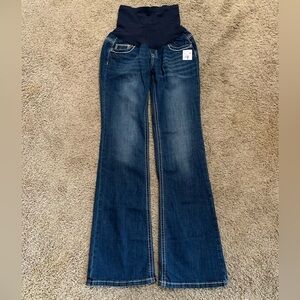 NWT Indigo Blue Maternity Boot Cut Jeans Medium